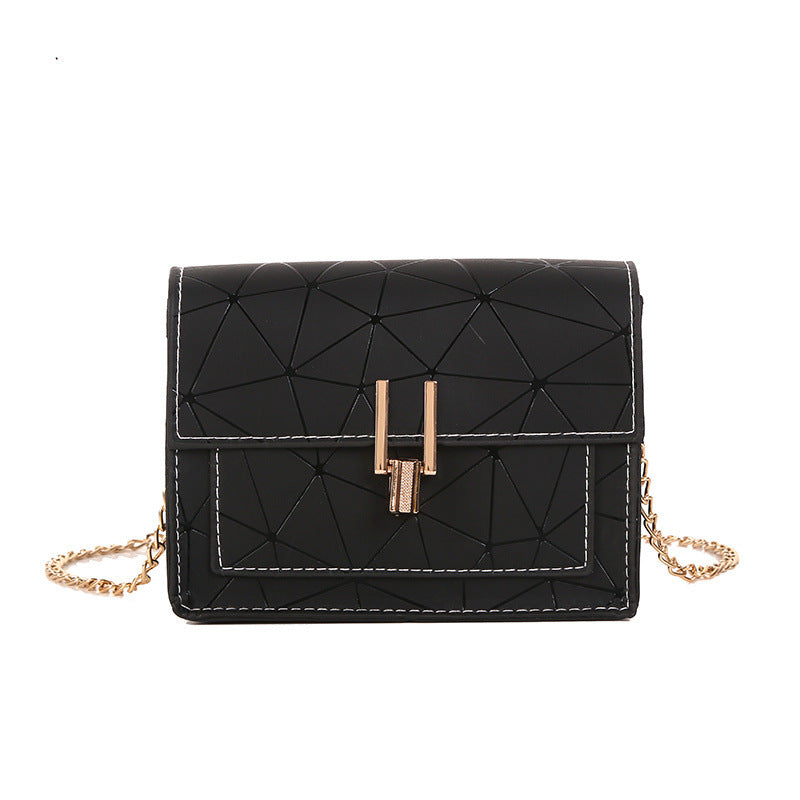 All-match lock chain small square bag