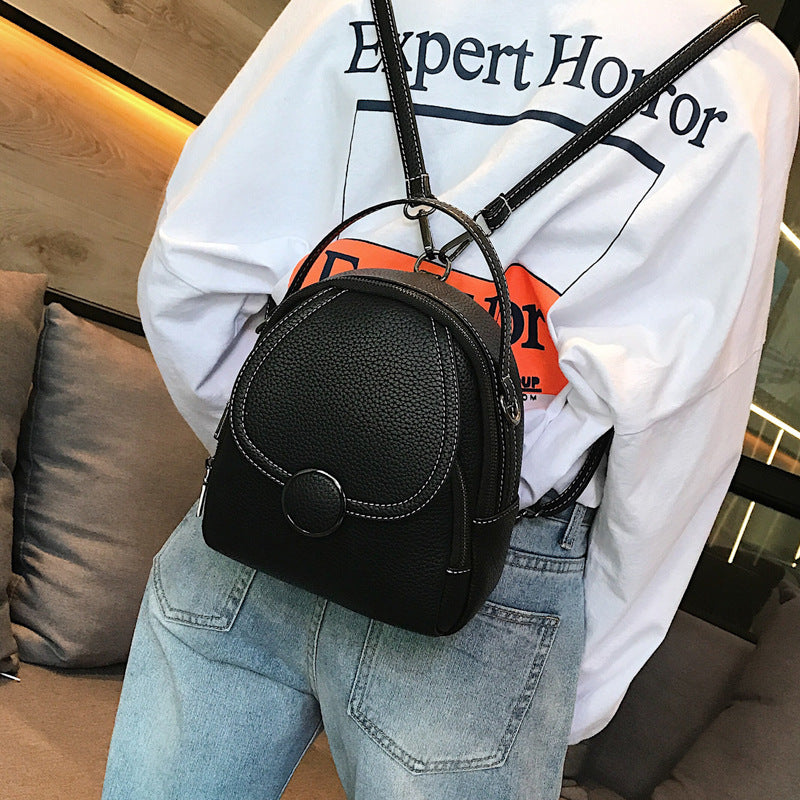 New Pu backpack fashion women's bag