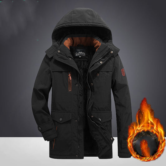 Plush thick padded jacket