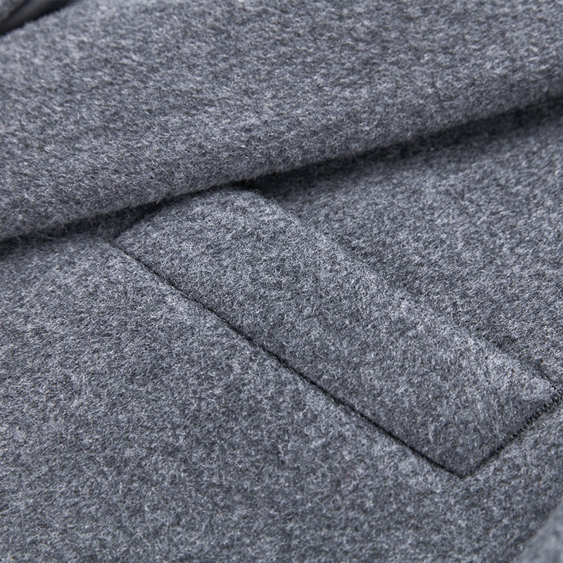 Men's trench coat woolen cloth