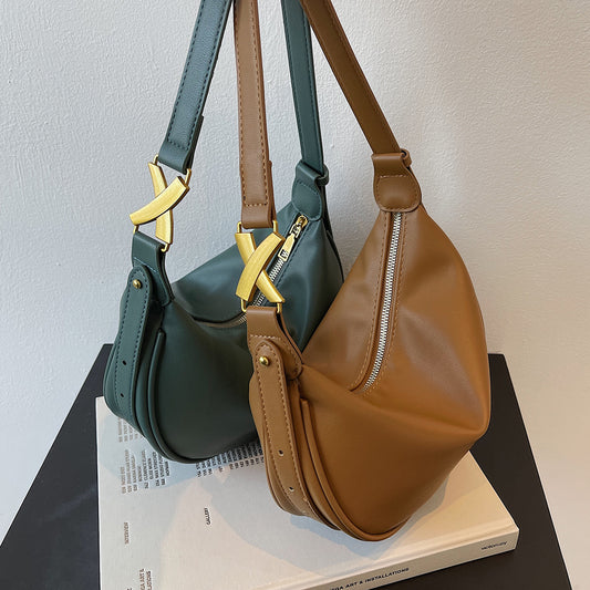 New Female Texture Simple One-shoulder Messenger Bag