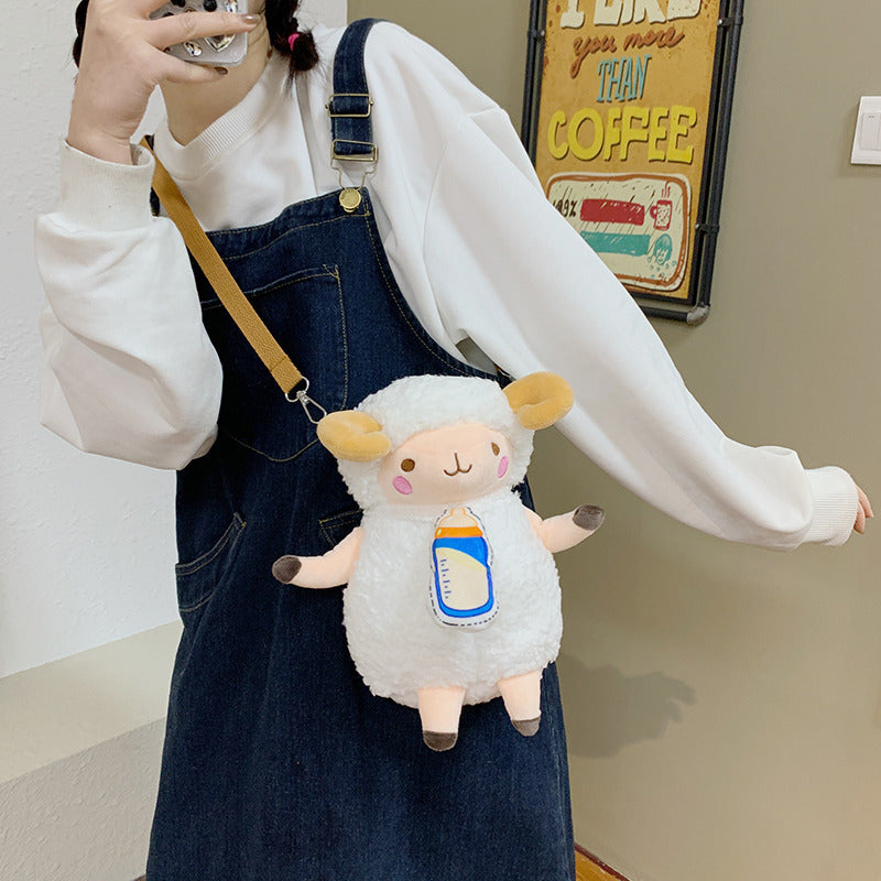 Cartoon Children's Plush Toys Crossbody Bag