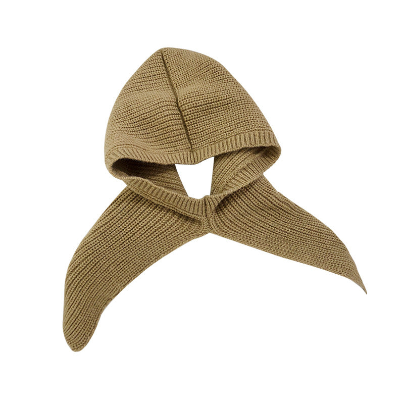 Women's Solid Color Warm Knitting Wool Scarf