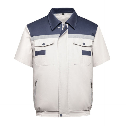 Summer Cooling Jacket With Reflective Stripe Cooling And Heatstroke Prevention Air Conditioning Clothes