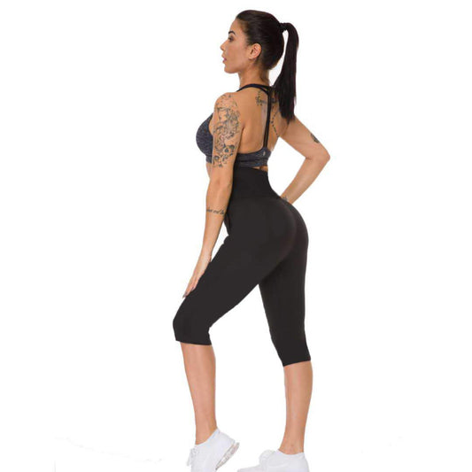 High-waisted abdomen pants