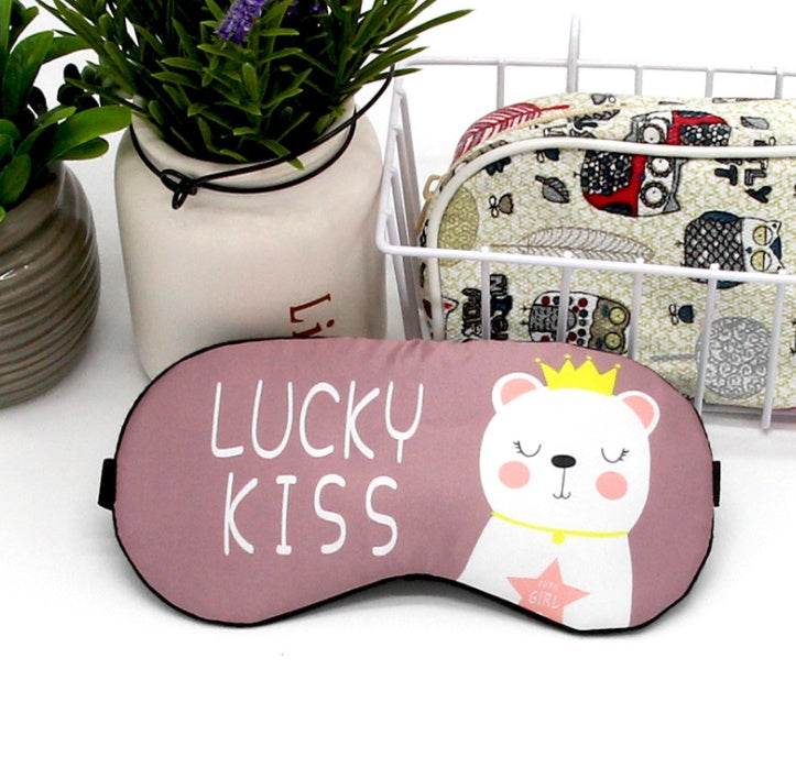Sleeping Mask Eyepatch Eye Cover Cotton Creative Lovely Cartoon For