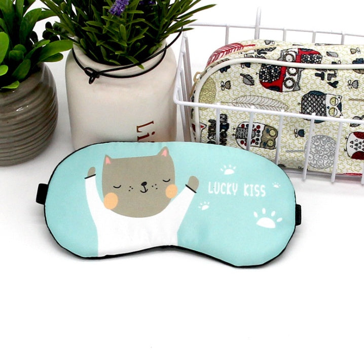 Sleeping Mask Eyepatch Eye Cover Cotton Creative Lovely Cartoon For