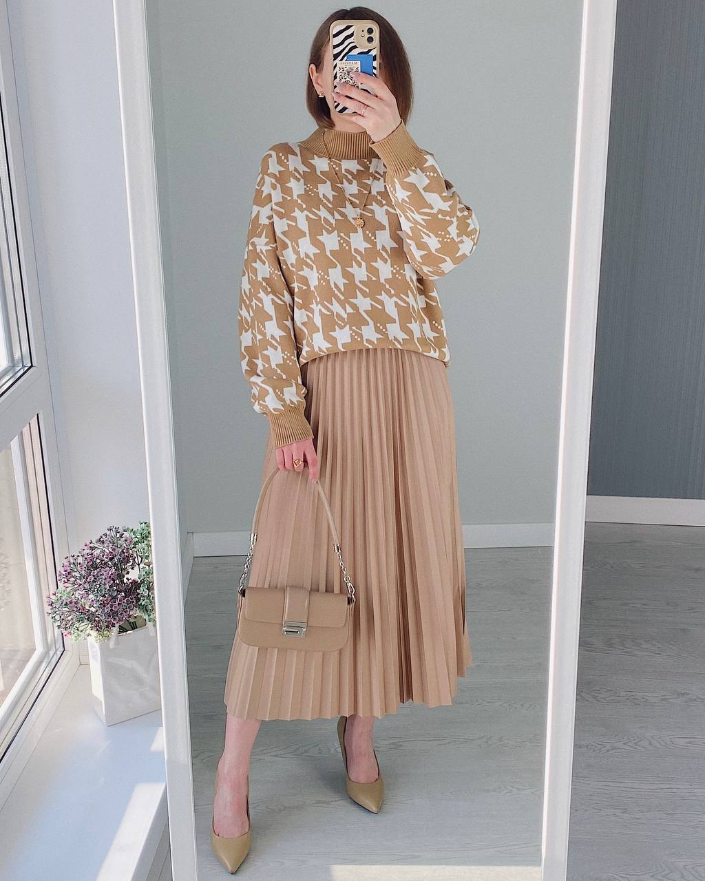 Women's Casual Versatile Pleated Organ Skirt