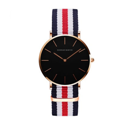 Simple quartz waterproof watch