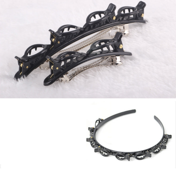 Multilayer hollow woven headband