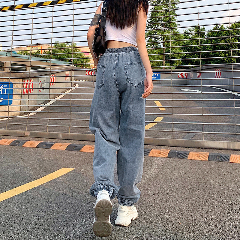 Jeans med stropper til kvinder