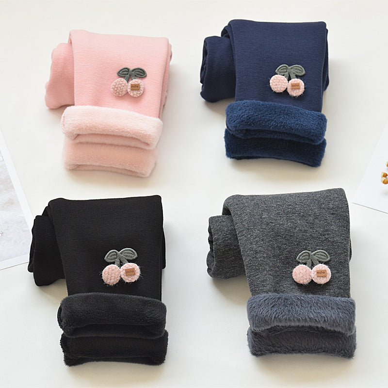 Girls' leggings spring and autumn outer wear