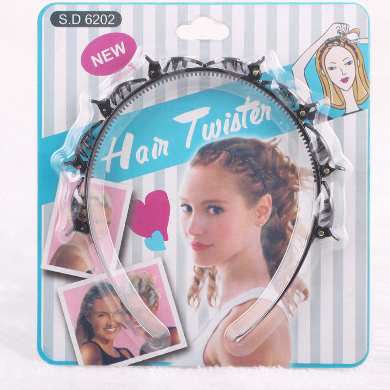 Multilayer hollow woven headband