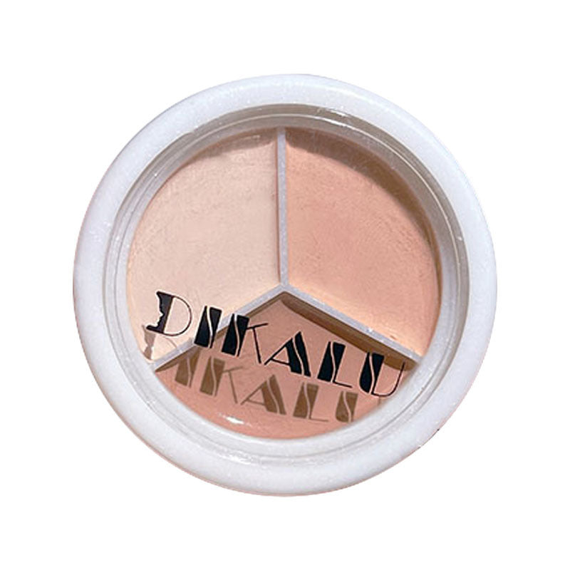 Three-color Concealer Highlight Repair Discoloration Resistant