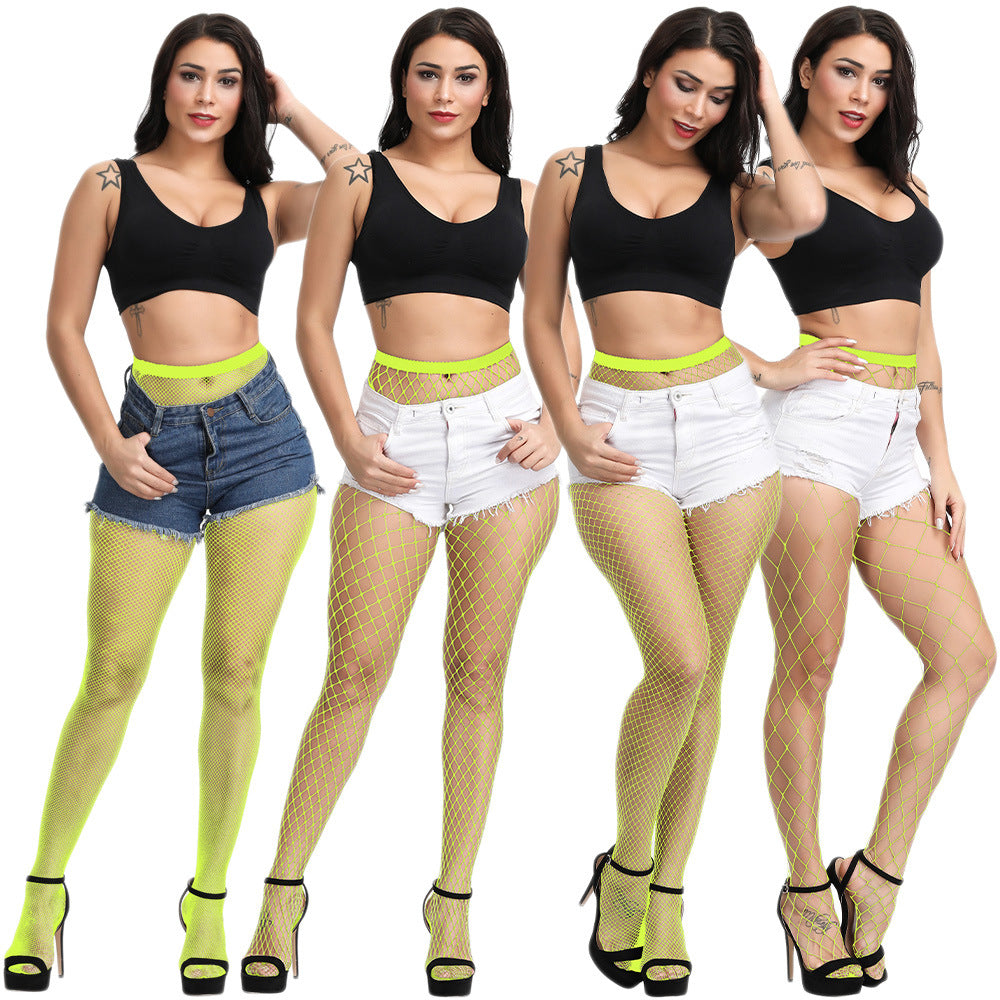 Fashion Hollow Mesh Black Stretch Fishnet Socks