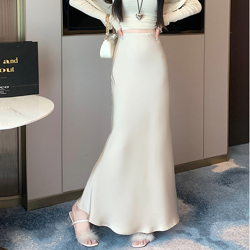 Fashion Skirt Women's Mid-length High Waist Sheath