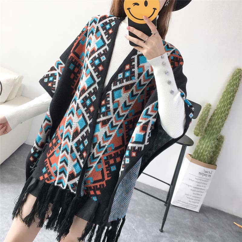 Bohemian National Wind Cloak Cape Coat