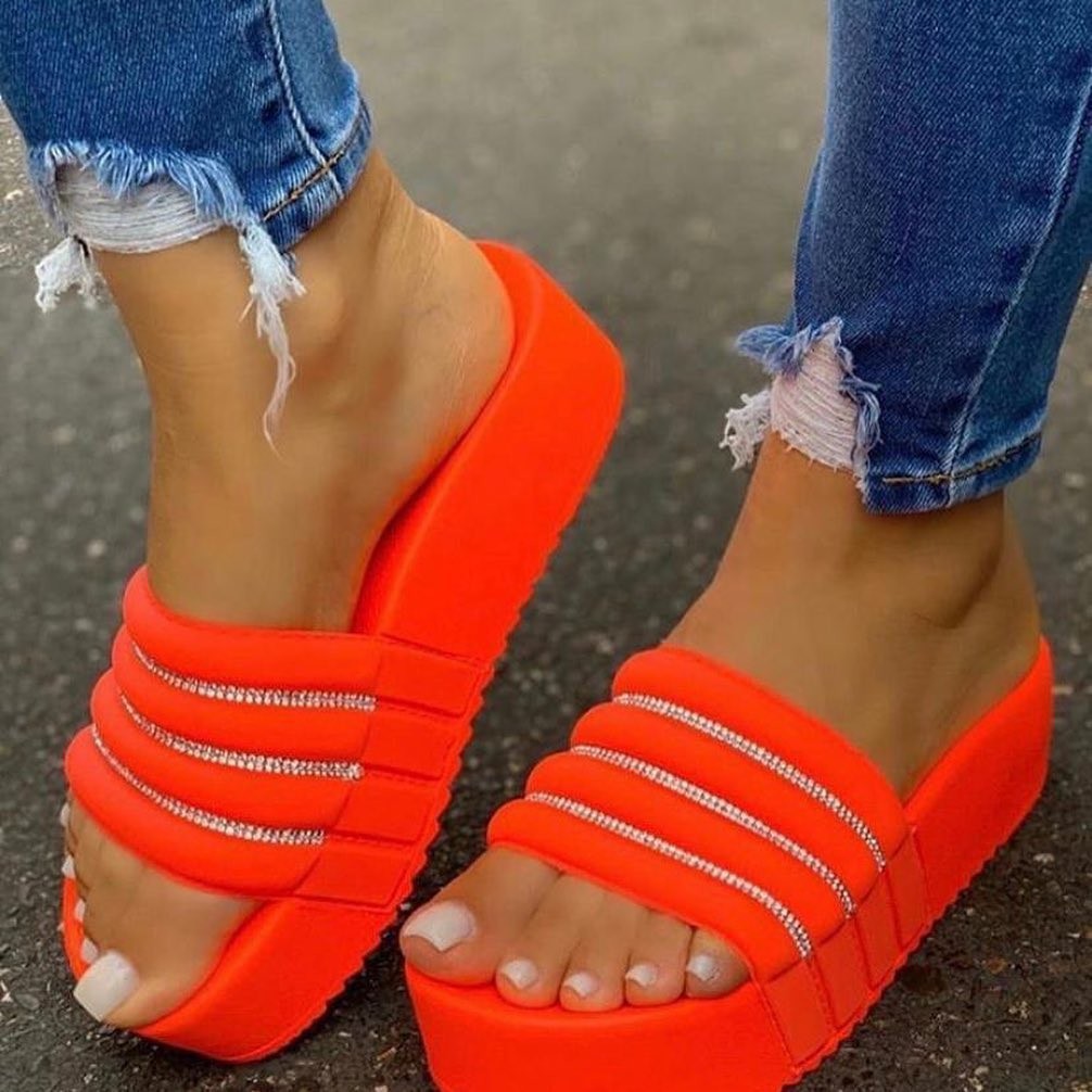 Sommer plus-size udenrigshandel damesko platform