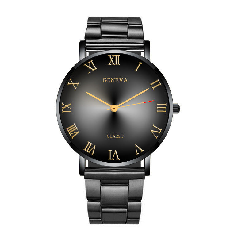 Roman numeral men's watch