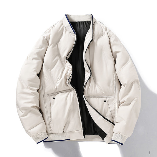 Couple's Cotton-padded Clothes Fashion Trend Loose Thickening Keep Warm Stand-up Collar Cotton-padded Clothes