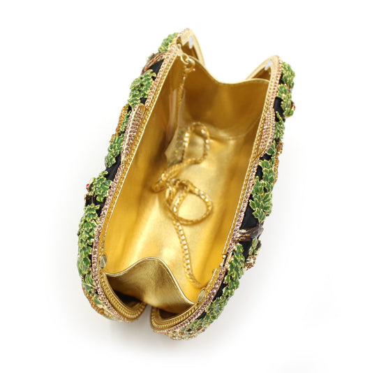 Oliedråbe diamantclutch
