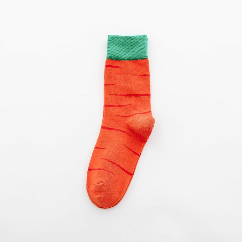 Fruit tube women's socks Jacquard cartoon Japanese women's socks