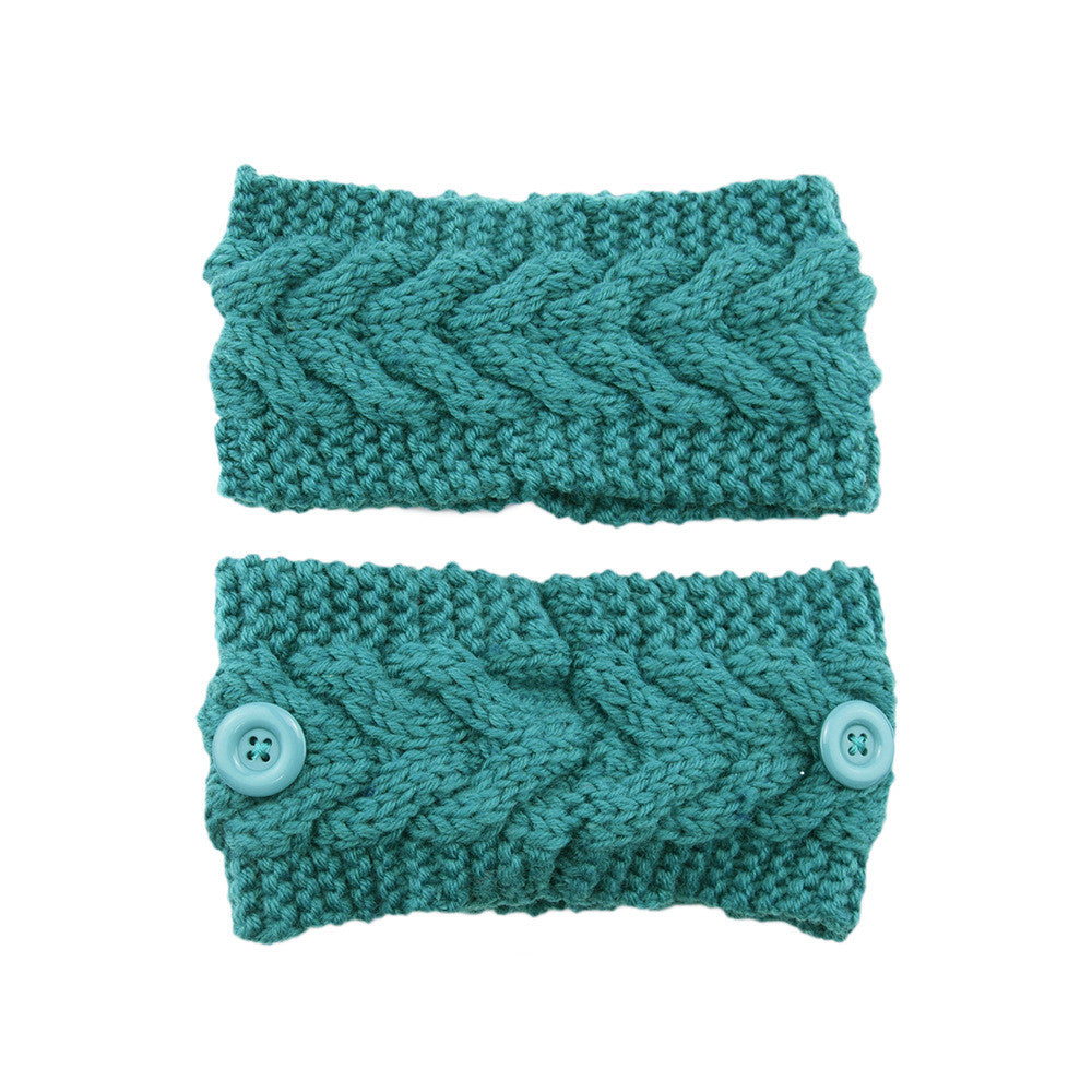 Knitted twist headband