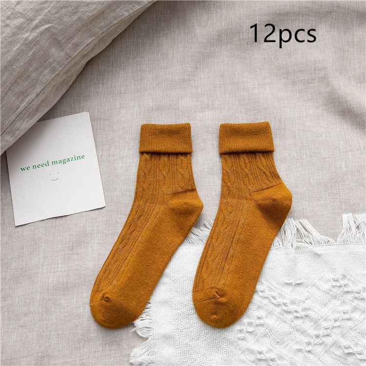 Japanese warm cotton socks