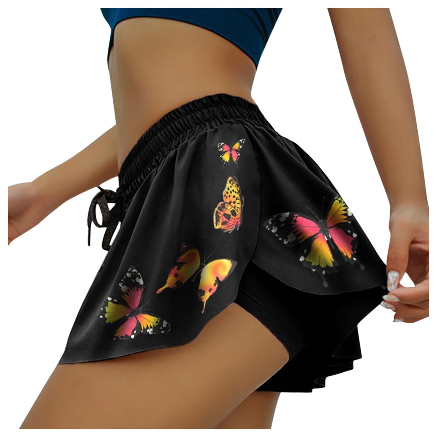 Women's Summer Fashion Drawstring Skirt Pants