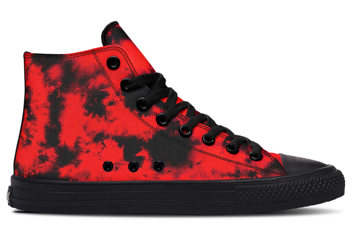 Printed Couple High-top Canvas Shoes