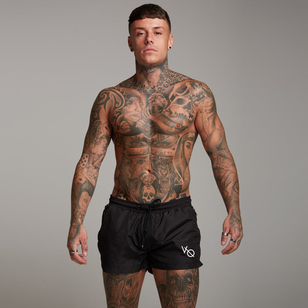 Sports Fitness Sommer Casual Bukser Muskeltræning Femtedelsbukser Mænds Sports Løbe Strandshorts