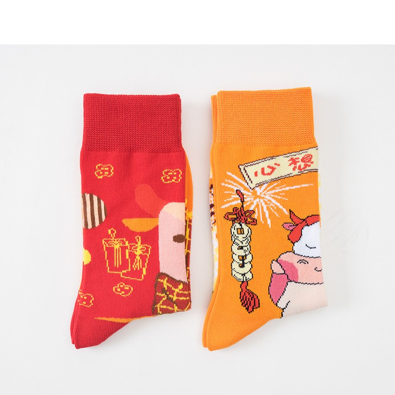 Ins Tide Tube Socks Cotton Men's Stockings