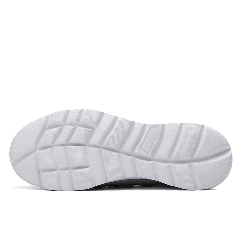 Fly Woven Mesh Breathable Soft Bottom Non-slip Flat Women's Shoes