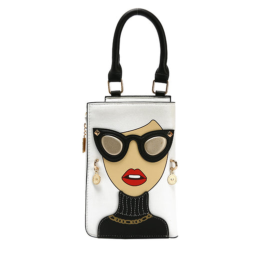 Versatile one-shoulder small square bag new
