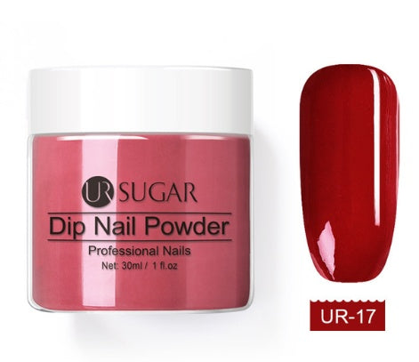 UR nail infusion powder fransk neglepudder glitter neglegødning fugtgivende pudder dyppepulver