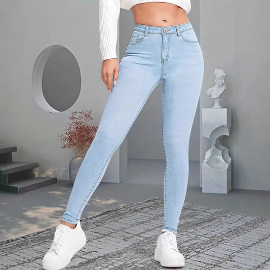 Fashionable Slim-fit Versatile Womens Jeans