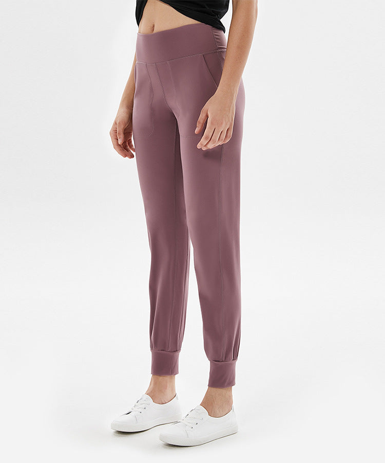 Loose Pocket Yoga Cropped Pants