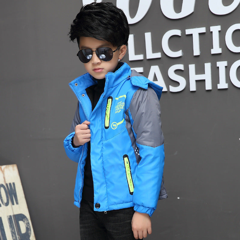Older Children's Warm Windbreaker Jacket