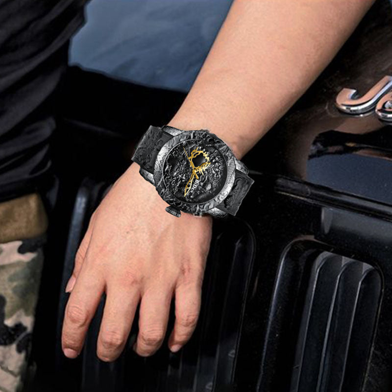 Men's creative fashion dragon watch