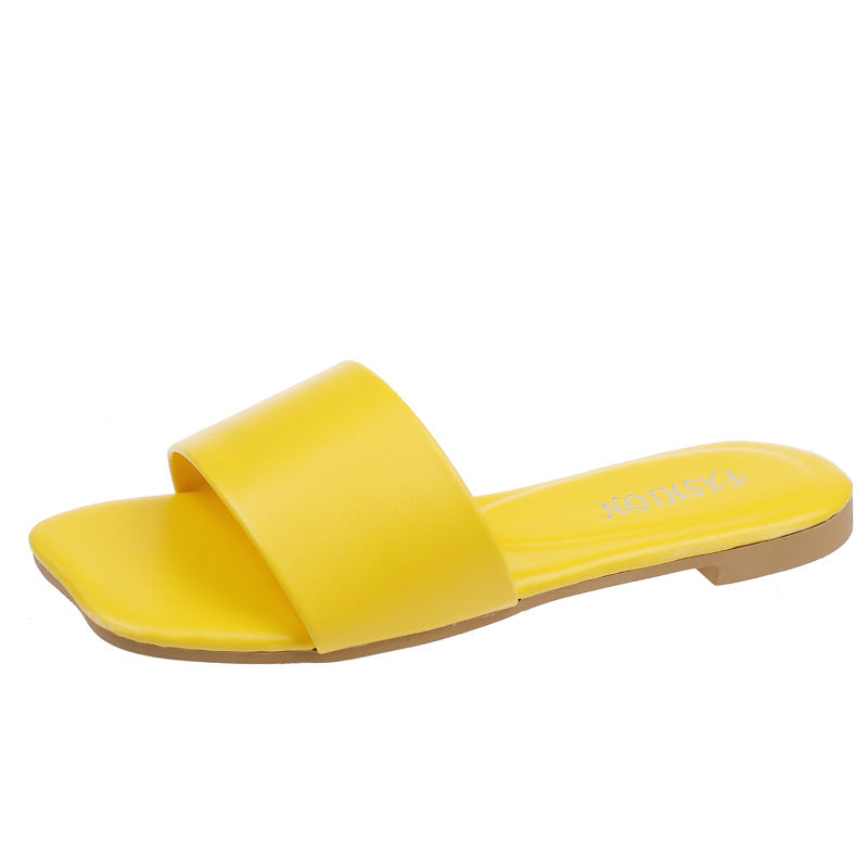 Student Flat Sandals Flower Soft Summer Slippers