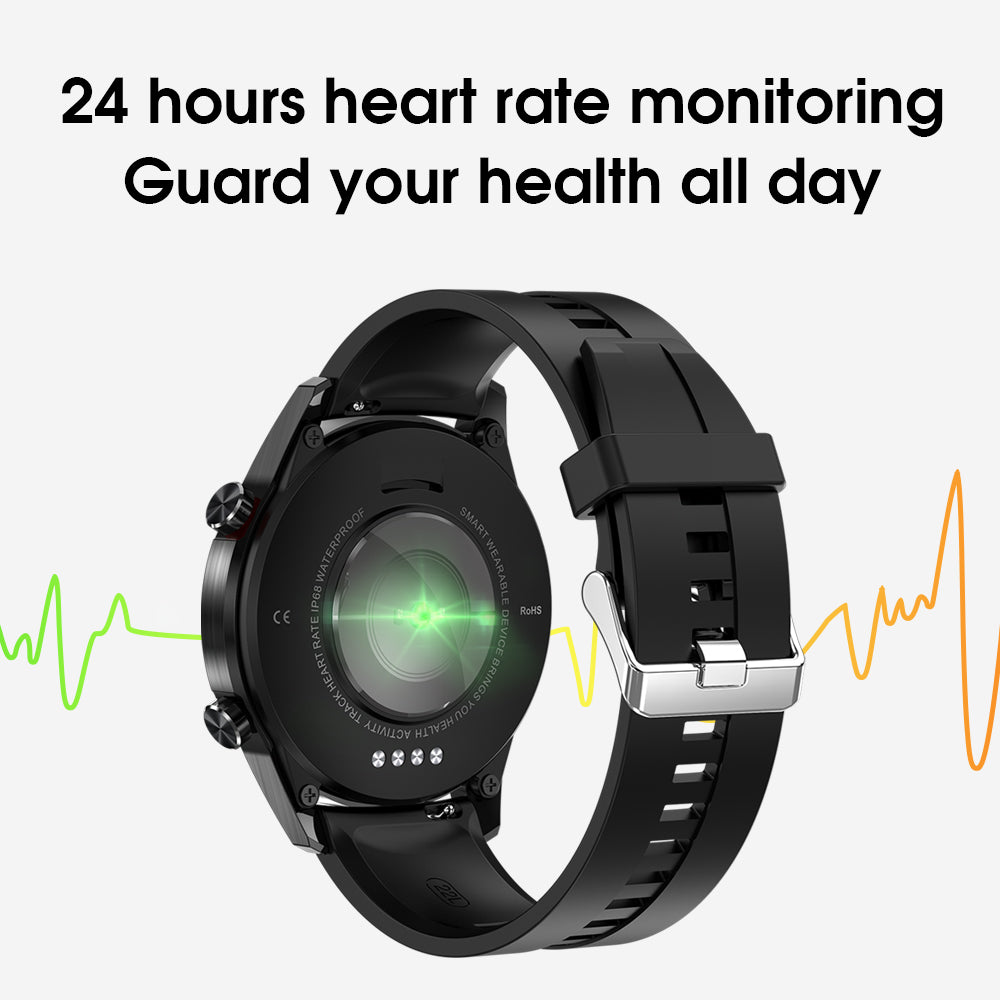 Round Screen Smart Watch Waterproof Sports Bracelet