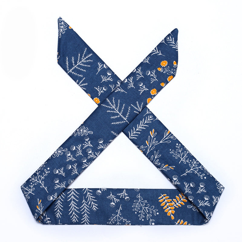 Handmade pine cone floral headband