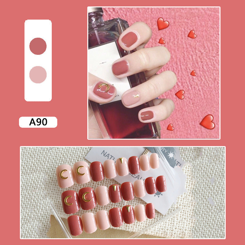 Wearable fake nail patch