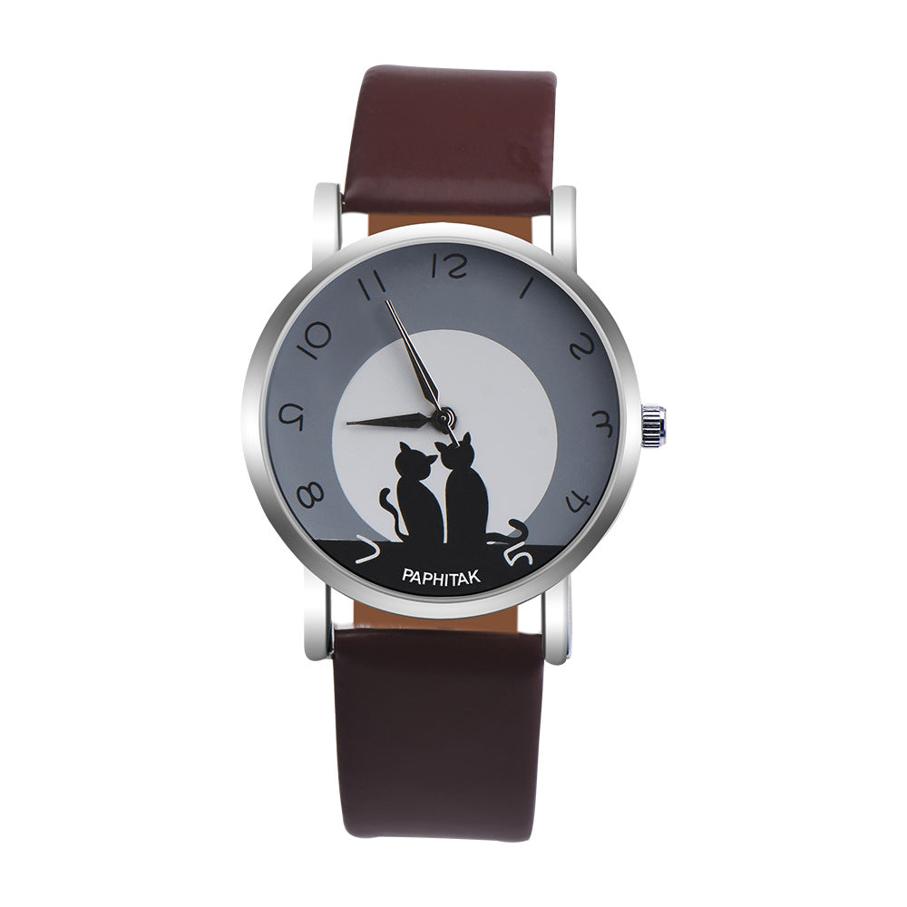 Quartz couple watch