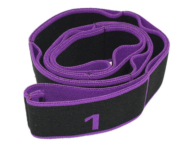 Multi-segment yoga stretch band Latin dance stretch band