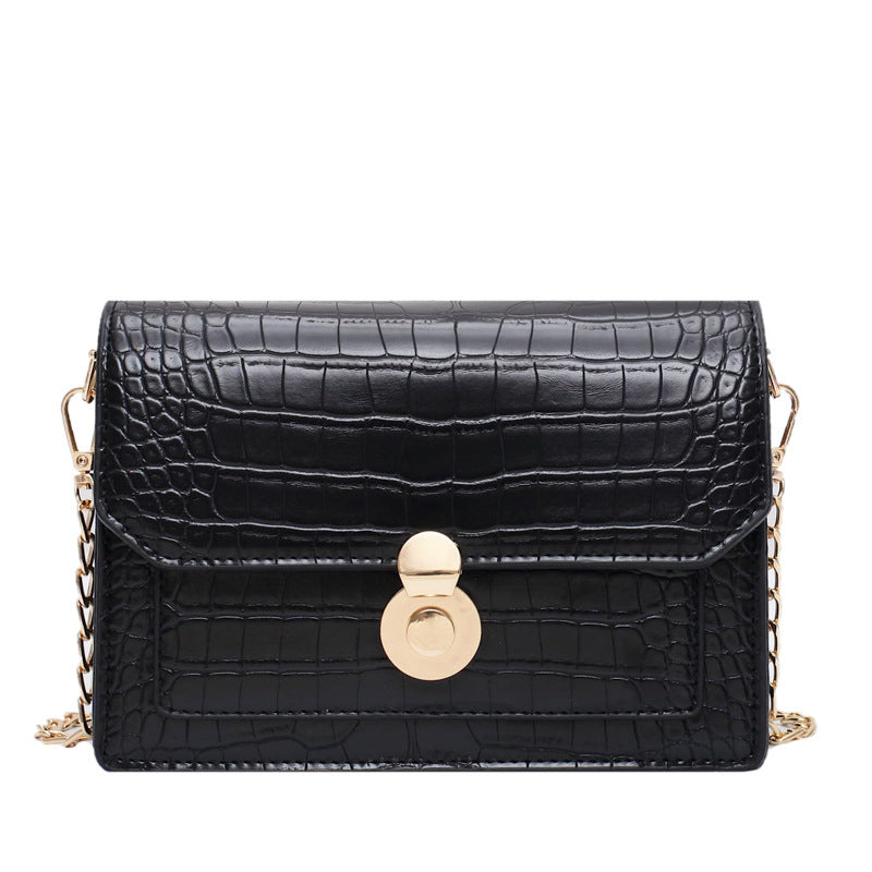 Stone Pattern PU Cross-body Bag with Shoulder Bag for Women