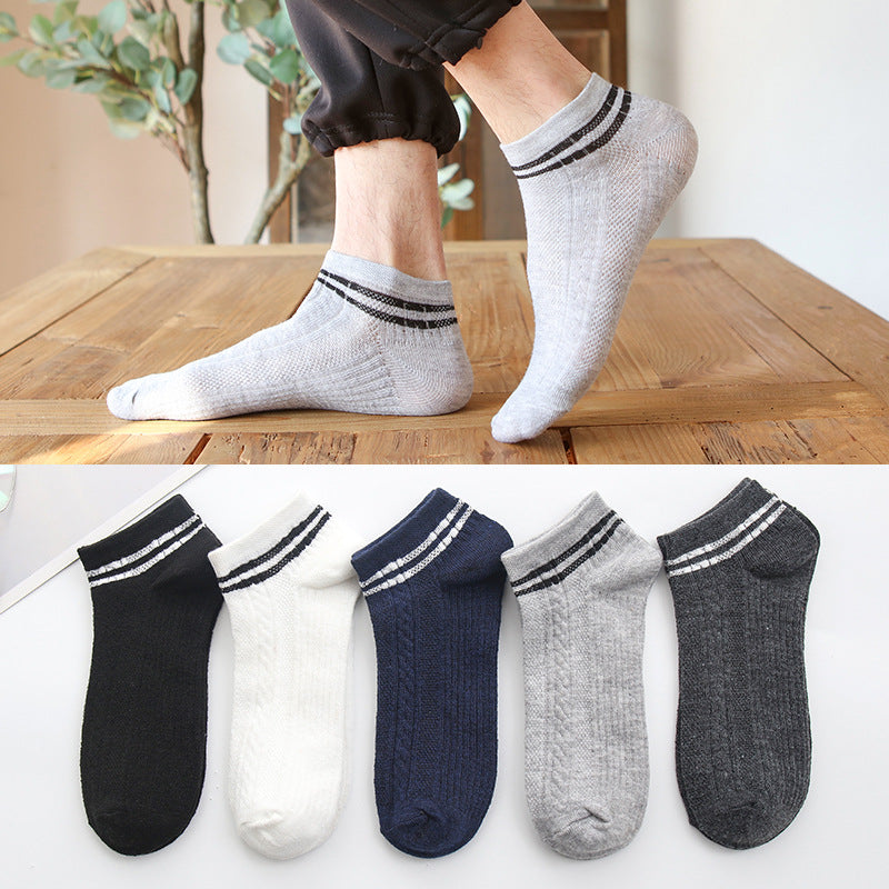 Summer Thin Shallow Mouth Boat Socks Ladies Cotton Socks
