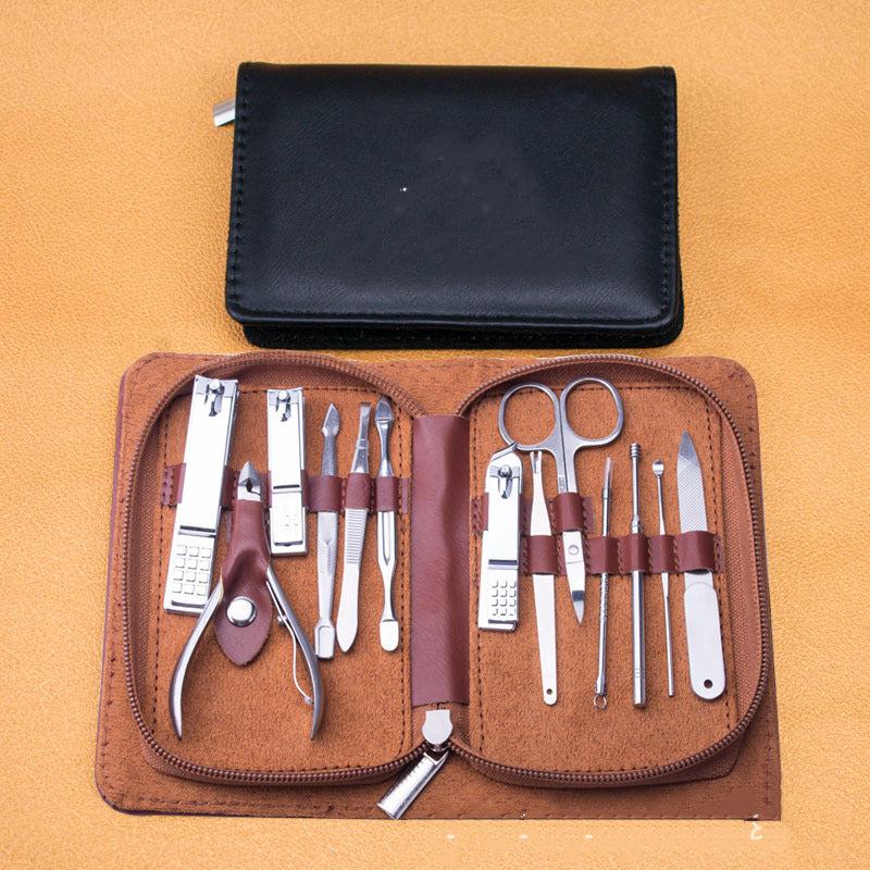 Stainless steel manicure set