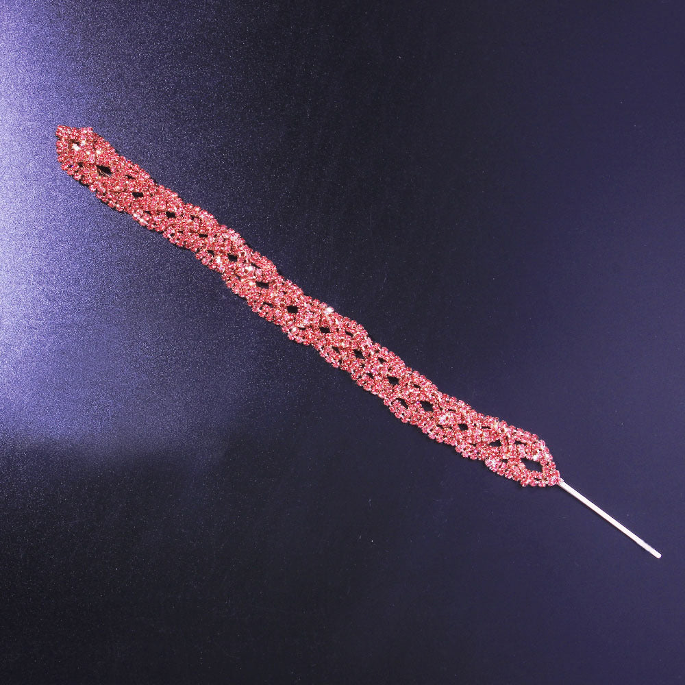 Rhinestone Dirty Braided Hair Band Fashion