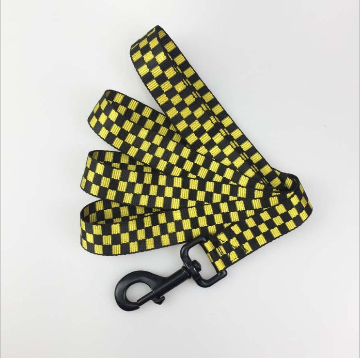 Plaid chest and back fast dog strap